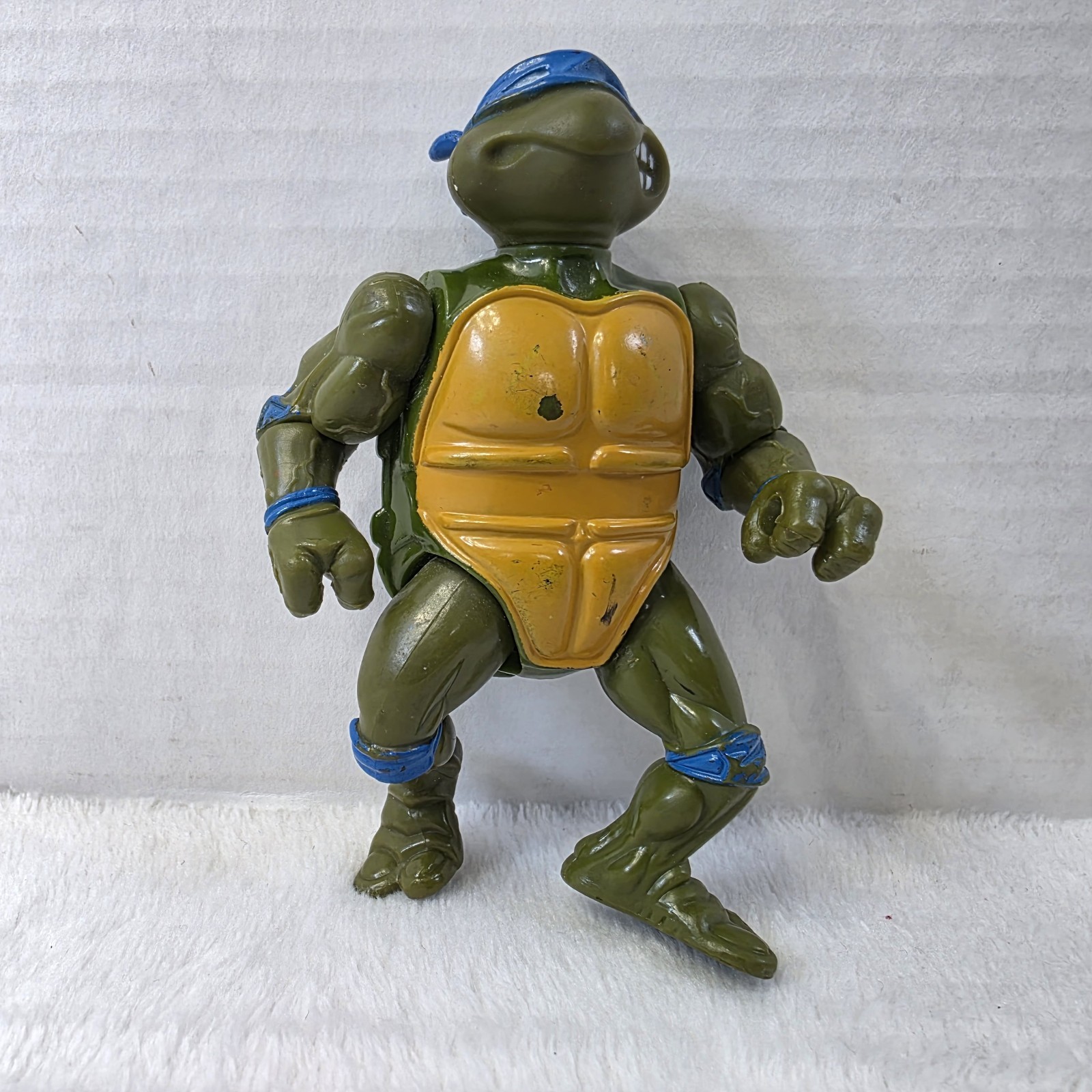Leonardo Hard Head Ninja Turtles TMNT 1988 figurina vintage da collezione