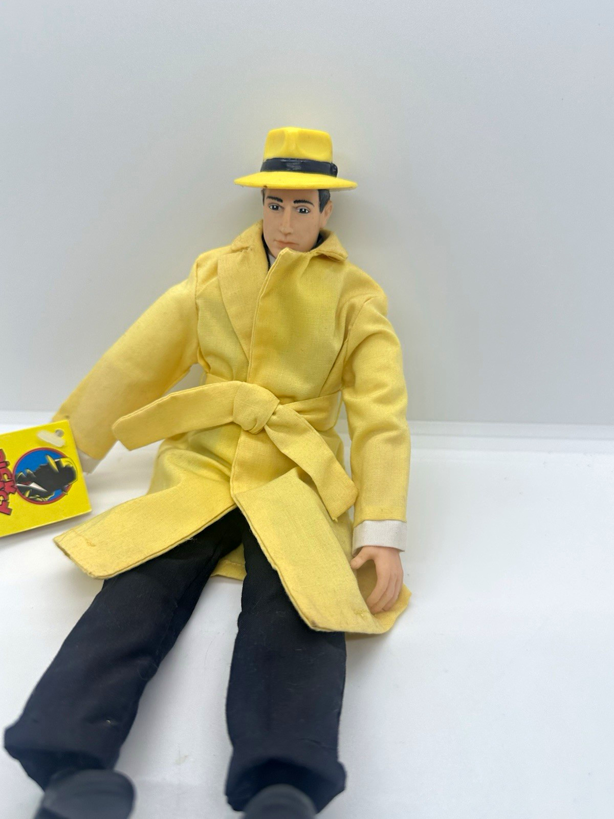 Applause Dick Tracy Action Figure Giallo Nero con Cappello Cappotto Vestiti