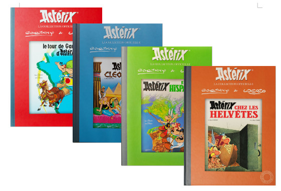 lot de 4 Asterix La Collection Officielle Hachette - Uderzo / Goscinny