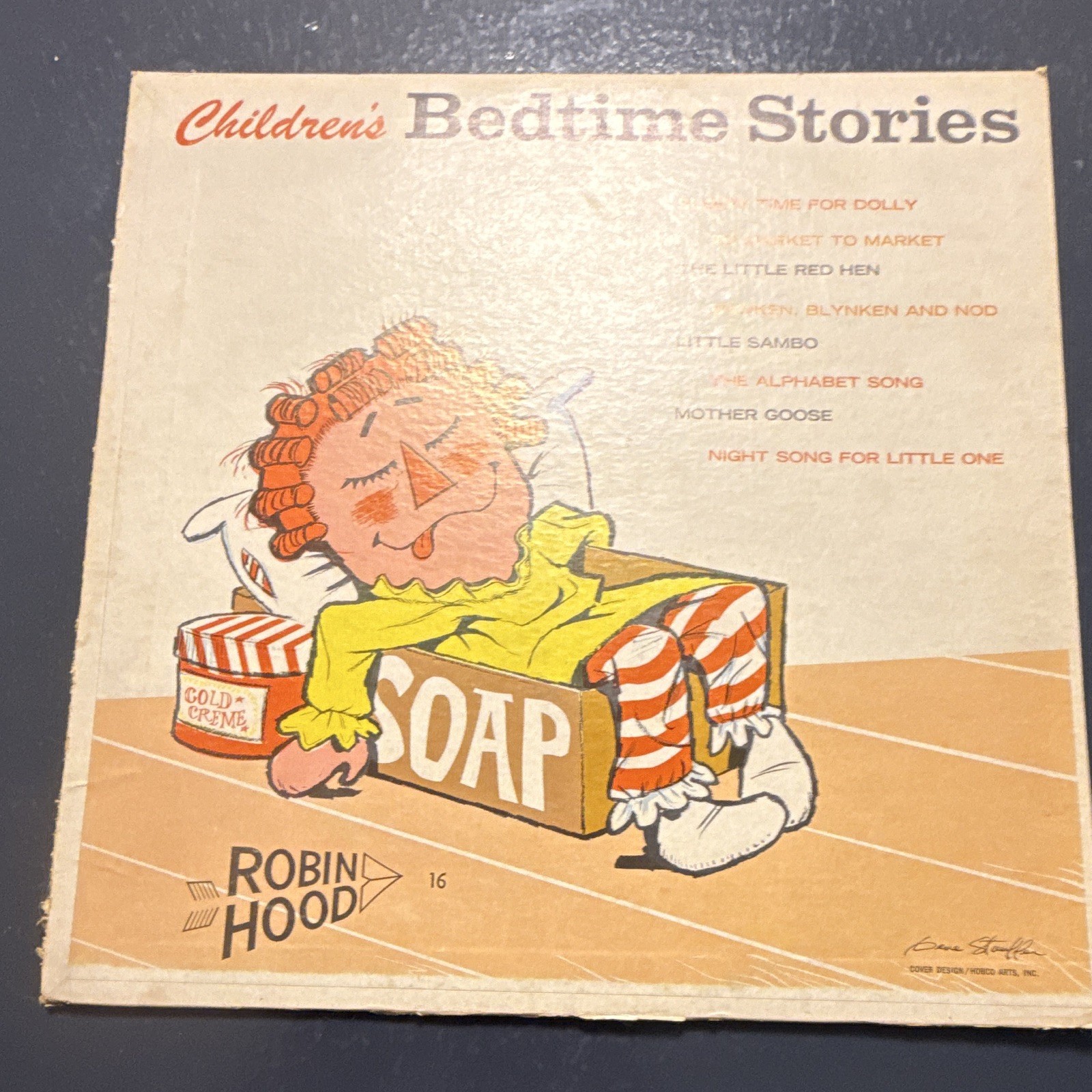 Robin Hood Children's Bedtime Stories Vinyl LP 12" 33RPM Black RH 16A/16B. 11