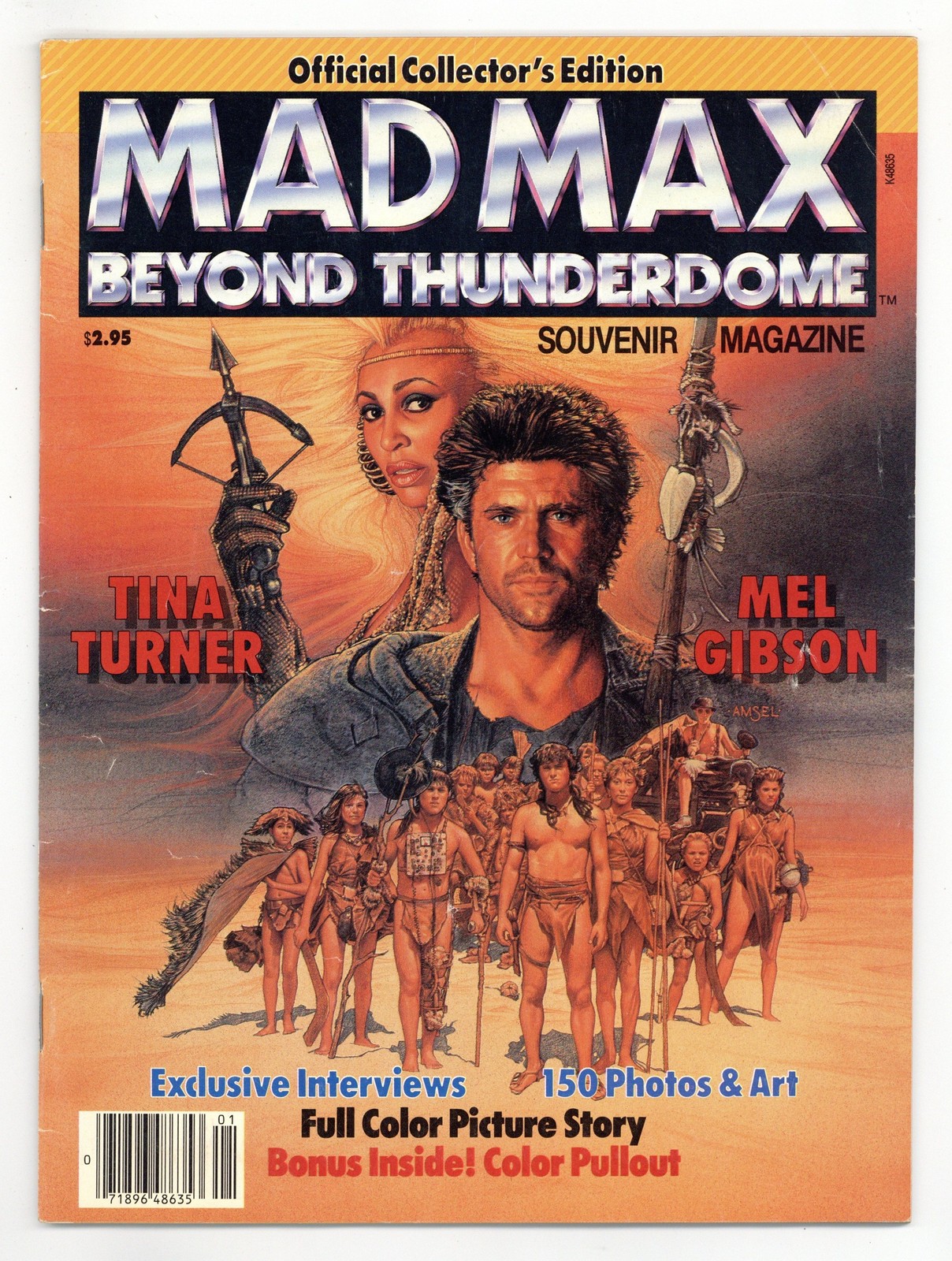 Mad Max Beyond Thunderdome Souvenir Magazine #1 VG 4.0 1985