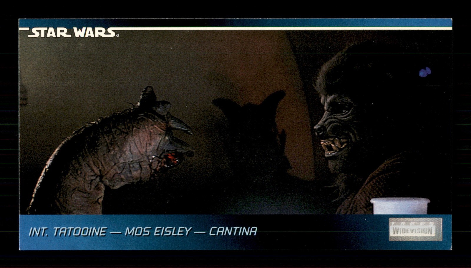 Int Tatooine Mos Eisley Cantina 40 Star Wars 1994 Topps WideVision Trading Card