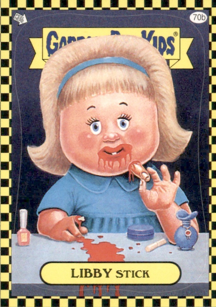 2010 Topps Garbage Pail Kids Flashback Serie 1 - Scheda Stick LIBBY #70b