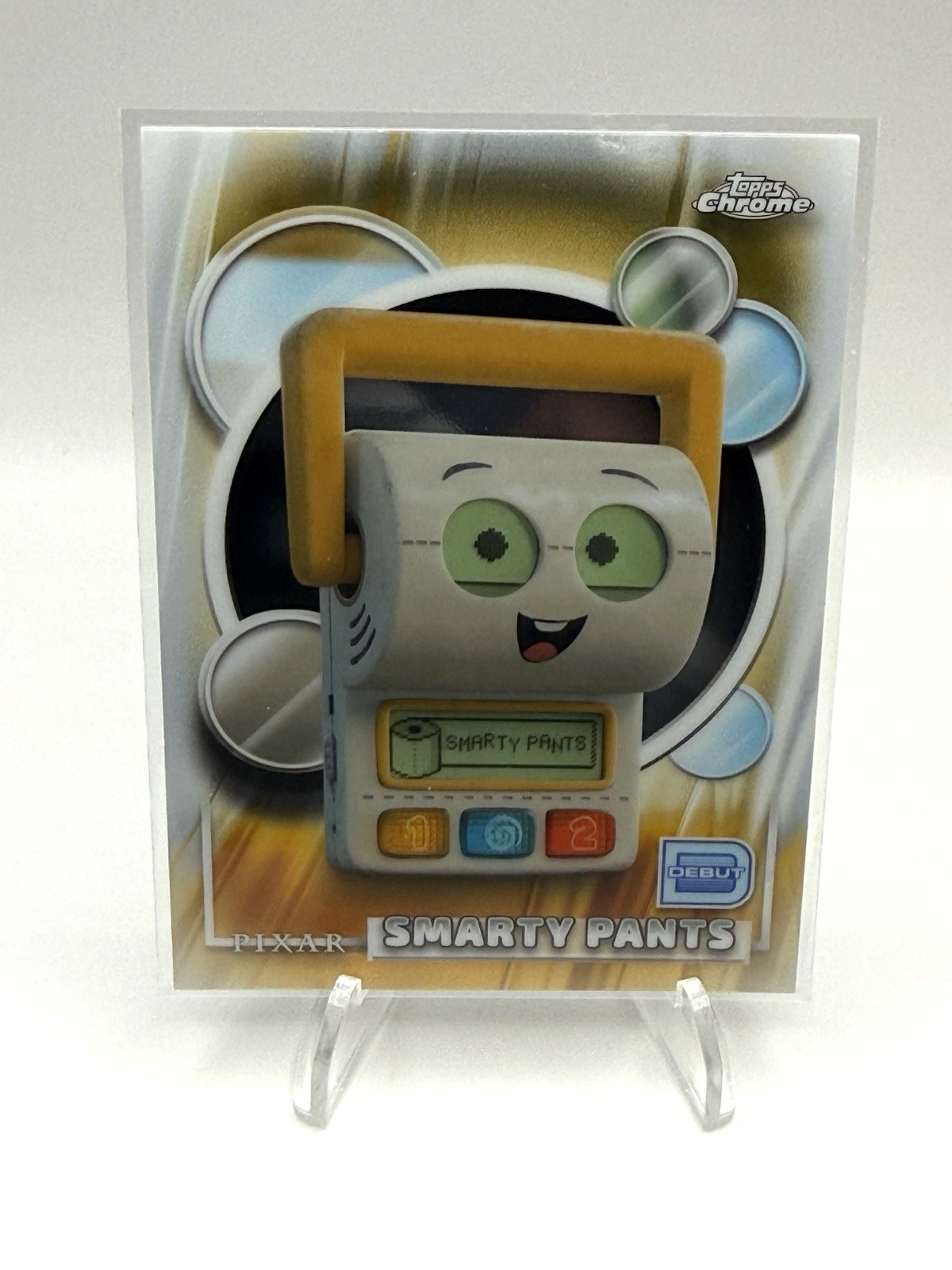 Pantaloni eleganti Topps 2026 Disney Chrome Pixar debutto #198 
