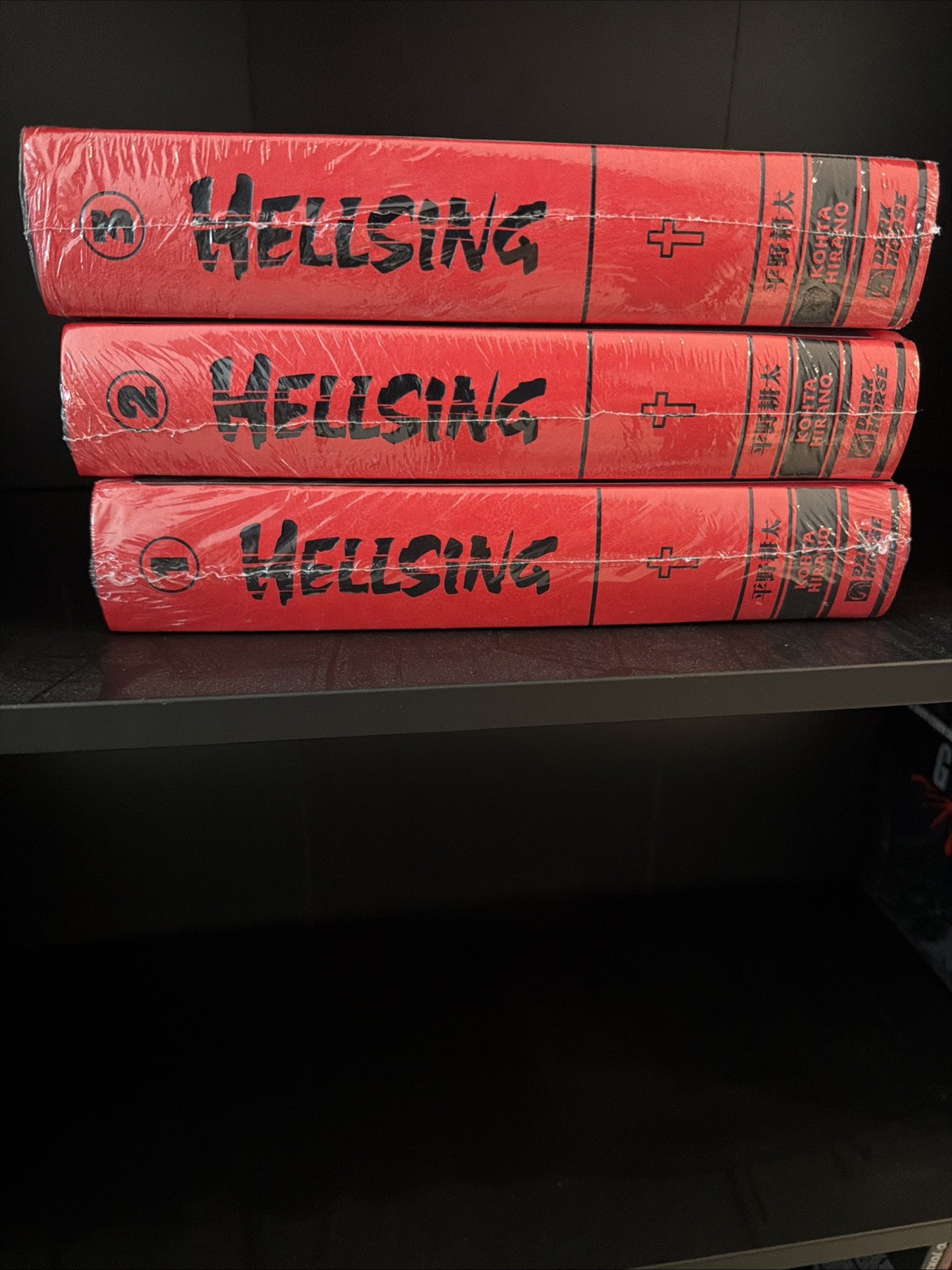 Hellsing Deluxe Edition copertina rigida Kouta Hirano, volumi 1-3, SIGILLATO
