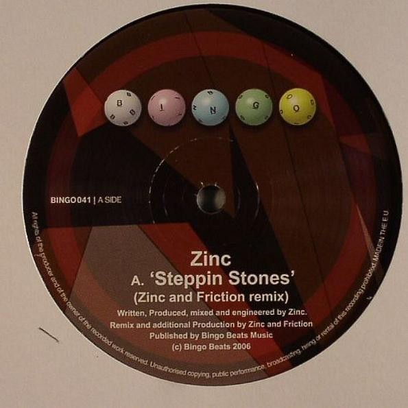 DJ Zinc - Steppin Stones (Zinc And Friction Remix) / Mistral - 12" - NM or M- -