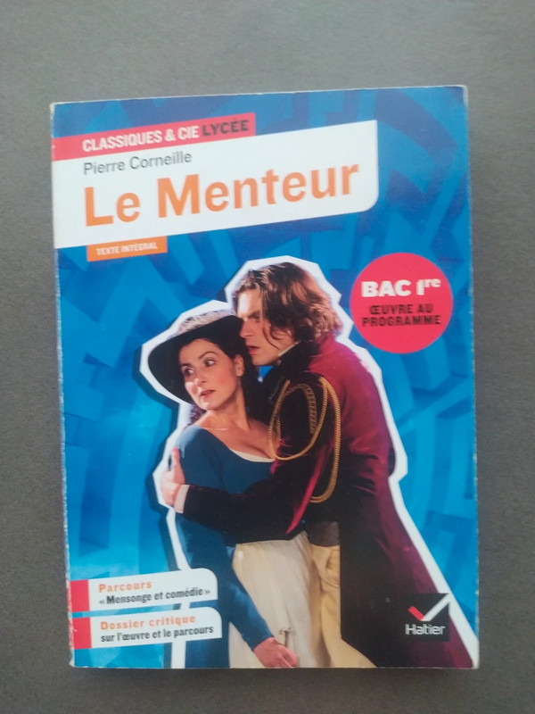 Livre le menteur pierre corneille