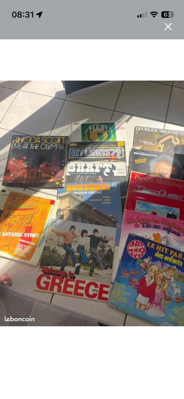 Lot vinyles 333 tours  vintage