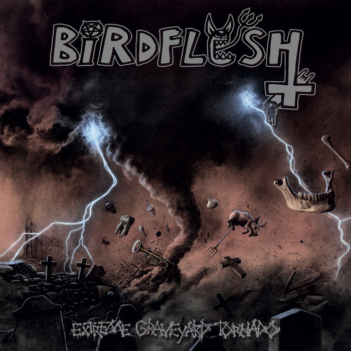 BIRDFLESH - Extreme Graveyard Tornado CD (SPIT023 : 2019)