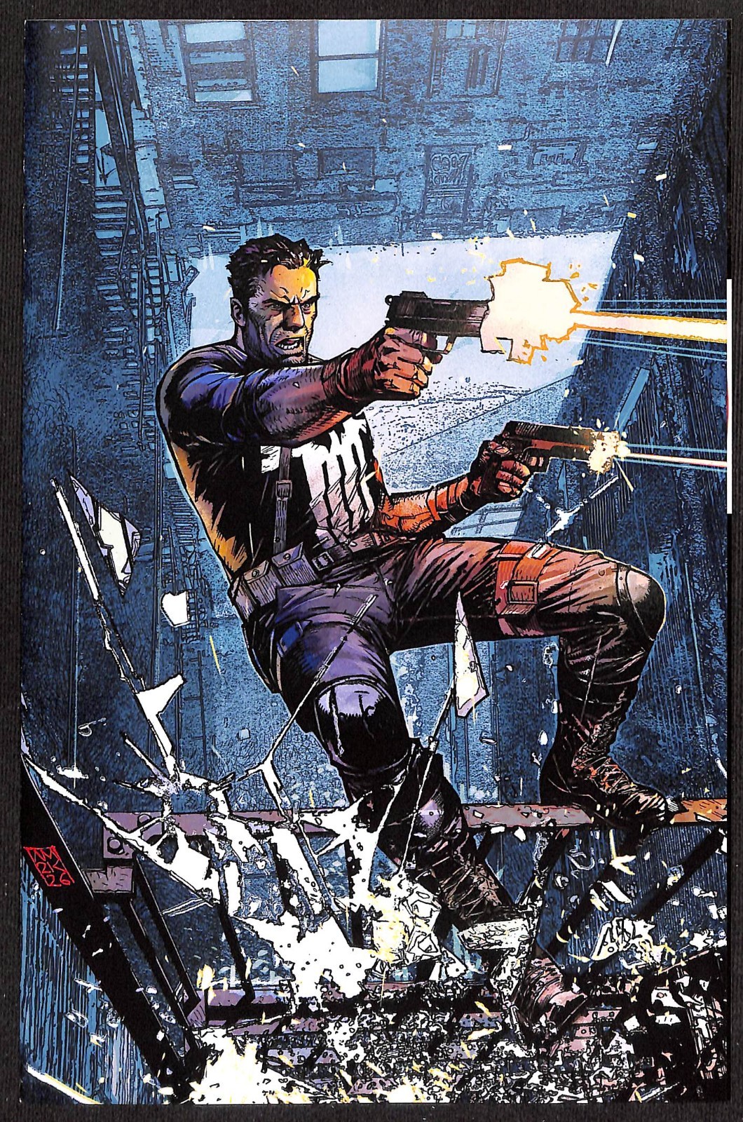 Punisher #1 Alex Maleev 1:25 2nd Print Virgin Variant