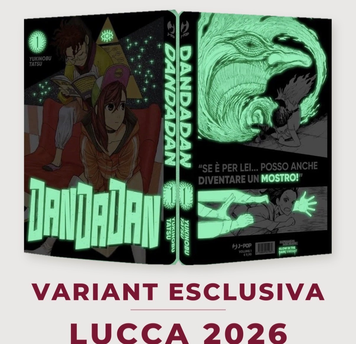 VARIANT ESCLUSIVA LUCCA COMICS 2026 - DANDADAN 1 - Glow in the Dark