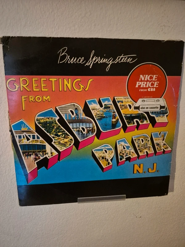 Bruce Springsteen Greetings From Asbury Park N.J. LP vg/g+ Vinyl Schallplatte