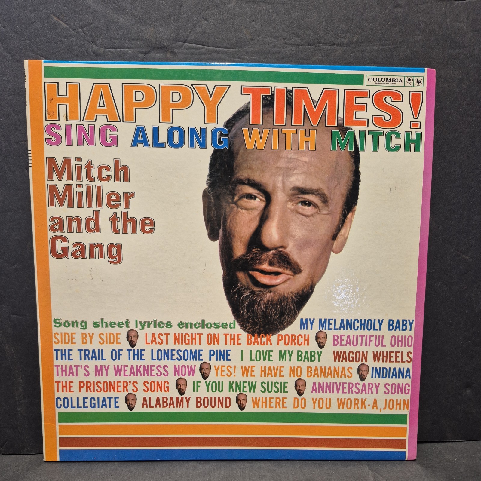 Mitch Miller And The Gang Happy Times! 1961 Sing Along w/ Mitch CL 1568 VG+/VG+