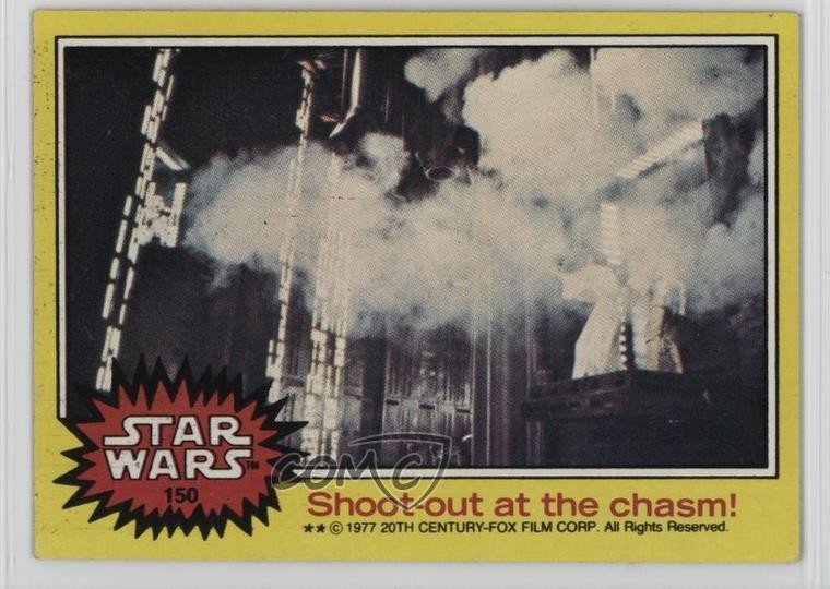 1977 Star Wars Luke Skywalker Princess Leia Organa Shoot-out at the Chasm! 17qs