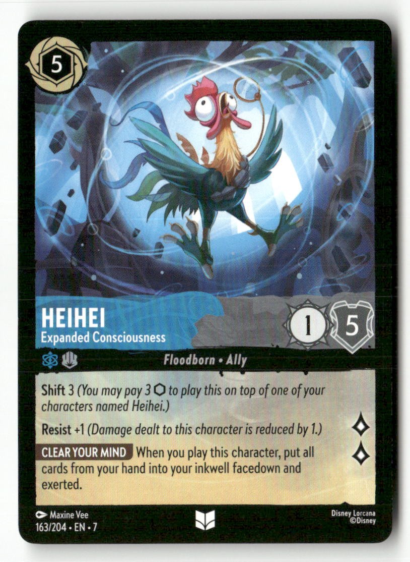 Heihei - Coscienza Espansa 163/204 Isola Arcazia Non Comune Lorcana NM