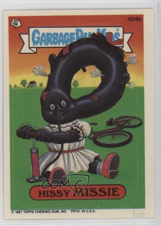 Topps Garbage Pail Kids 1987 serie 10 Hissy Missie #404b 09wa
