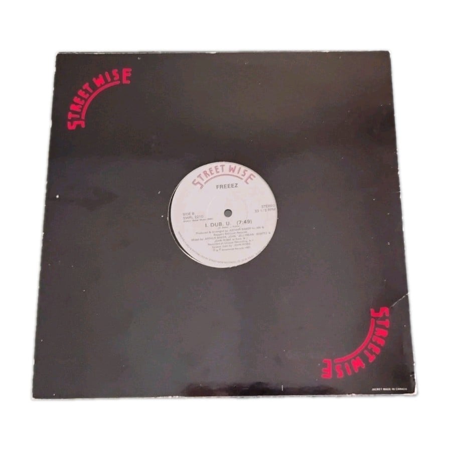 Freeez IOU 1983 12 Inch Vinyl Streetwise SWRL 2210 Herbie Original Pressing