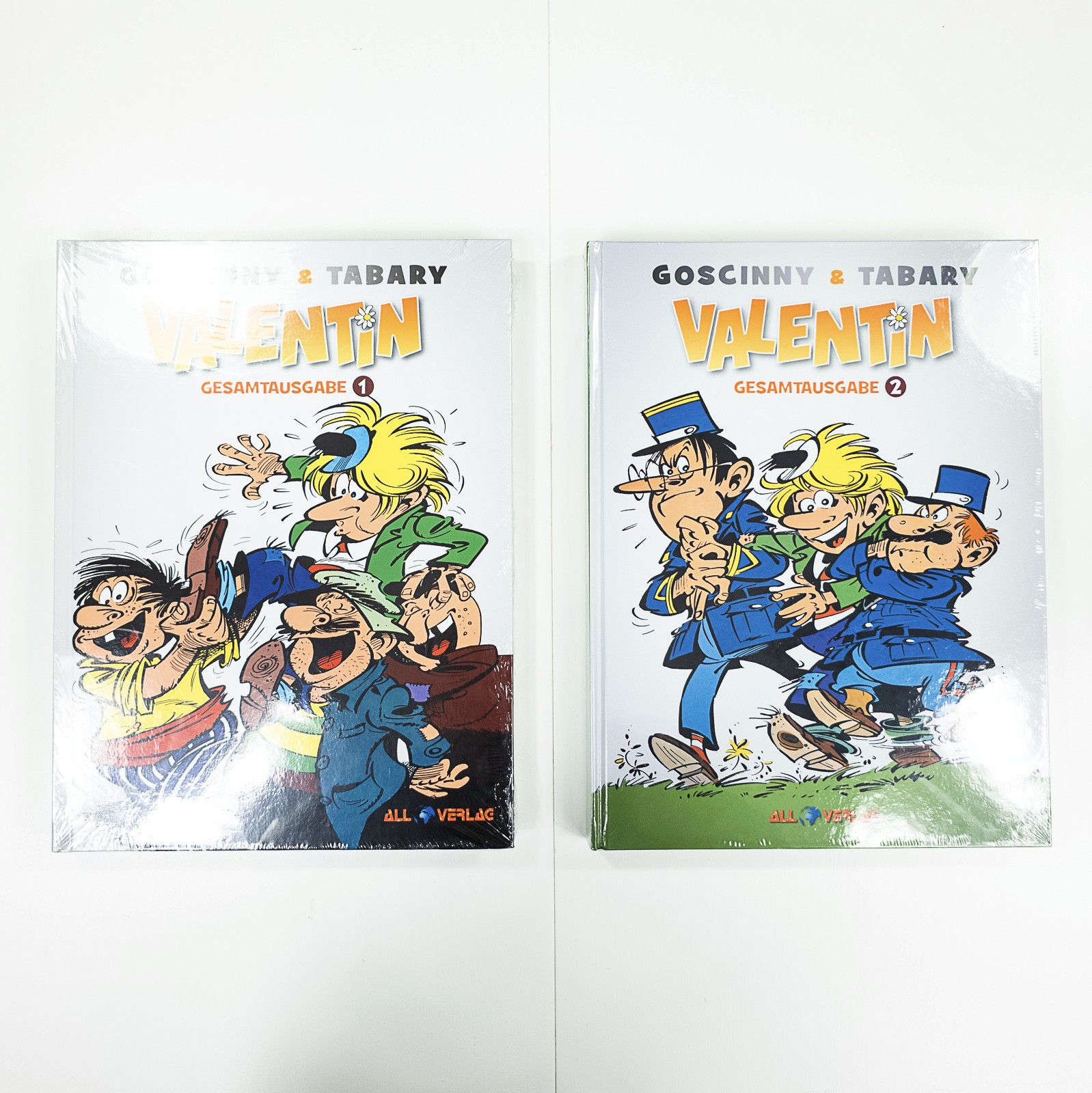 Valentin edizione completa 1-2 Goscinny Tabary | NUOVO SIGILLATO | All Verlag HC tedesco