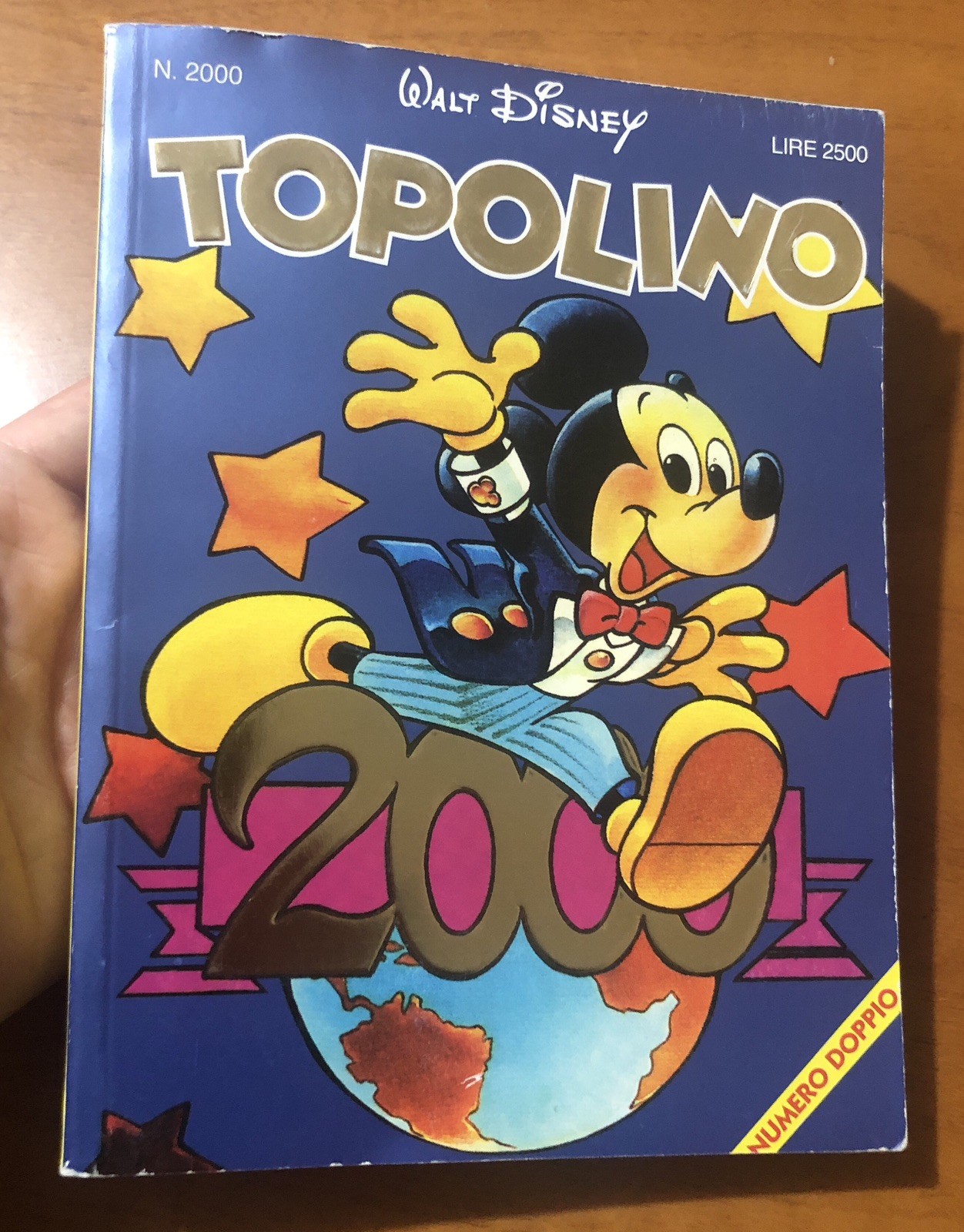 TOPOLINO 2000 * NUMERO TONDO * Versione Variant GOLD ristampa 2013 *
