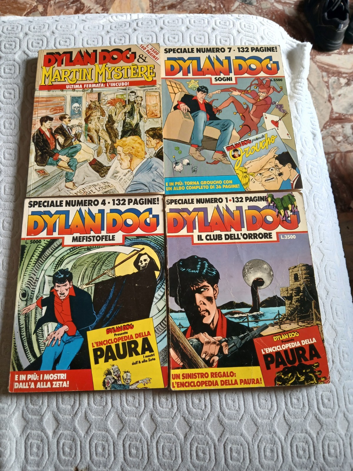 Dylan Dog lotto 4 fumetti da lettura 