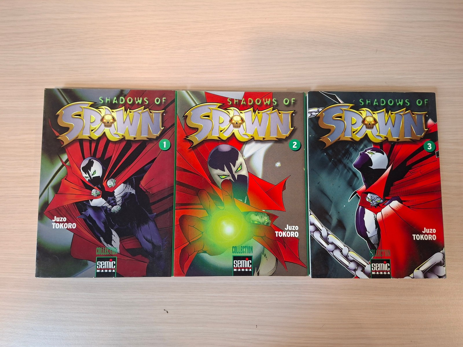 lot 3 mangas Shadows of Spawn tomes 1 à 3 - éditions Semic manga