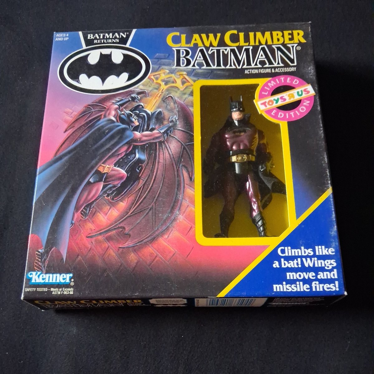 Batman Returns Claw Climber Toys R Us Modellino Sigillato Kenner