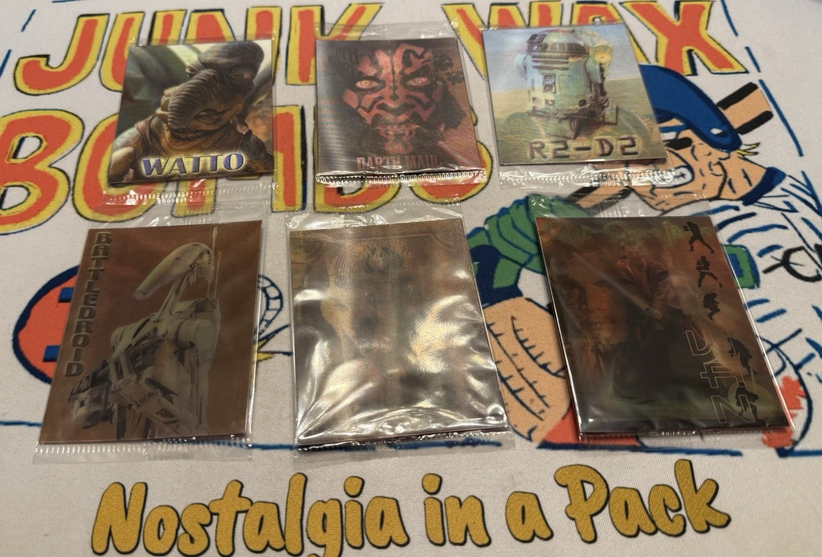 Star Wars Episode 1 Flip-Images Interlace 4D Lenticular Card Set (6 Cards)