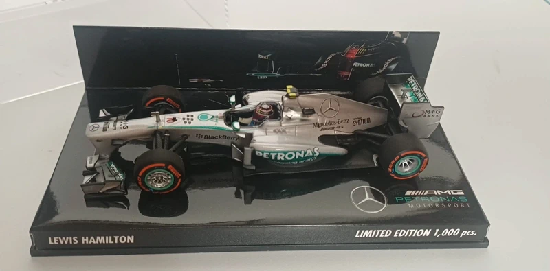 F1 1/43 Minichamps Mercedes 2013 USA GP Hamilton