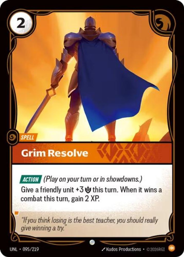 GRIM RESOL 095/219 C RIFTBOUND SCATENATO NM