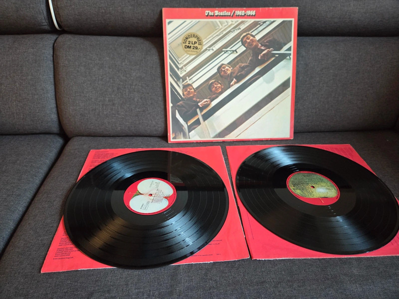 Schallplatte LP Vinyl The Beatles rotes album