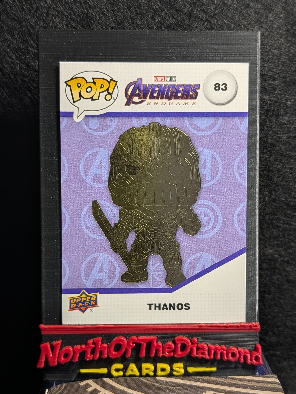 2023 Upper Deck Funko Pop Marvel Infinity Saga #83 Thanos Gold