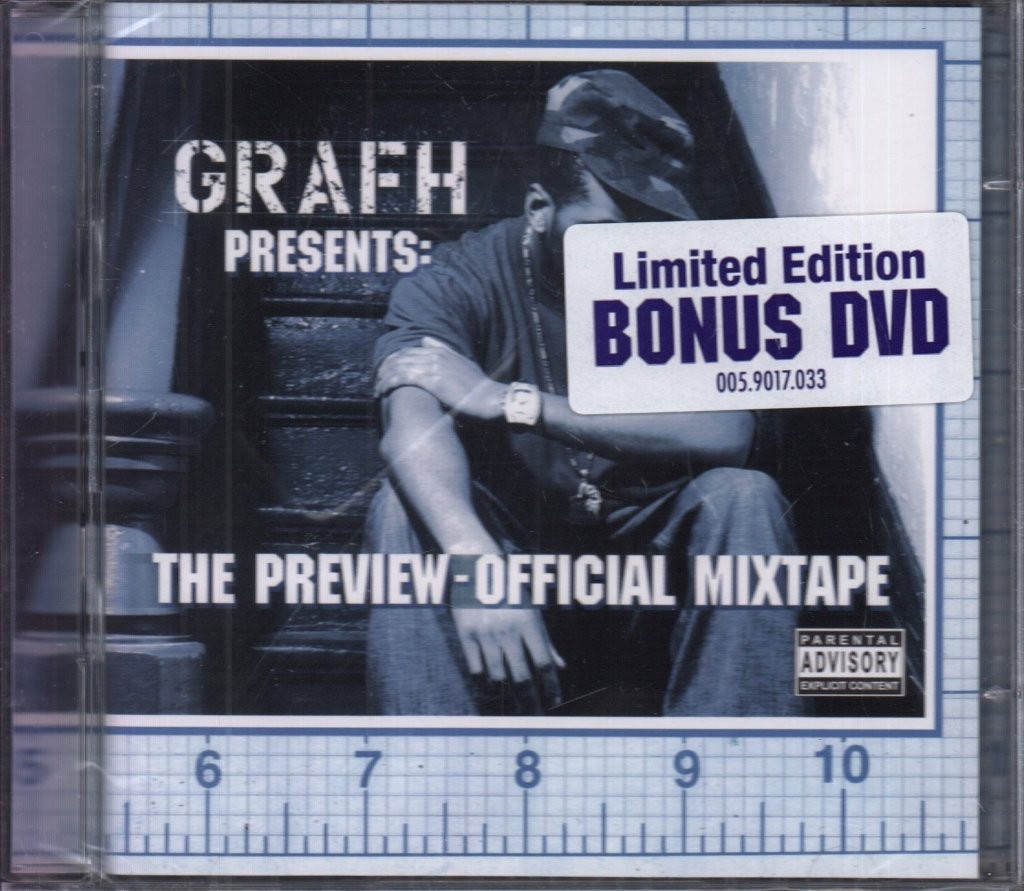 Grafh Preview-Official Mixtape CD Sigillato Europa Sure Shot Recordings 2005