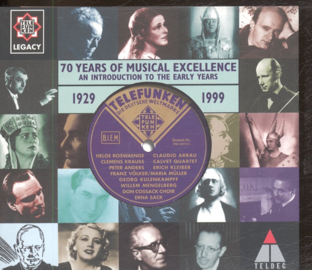 3984269192 Various Artists Telefunken Legacy - 70 Years of Musical Excellence