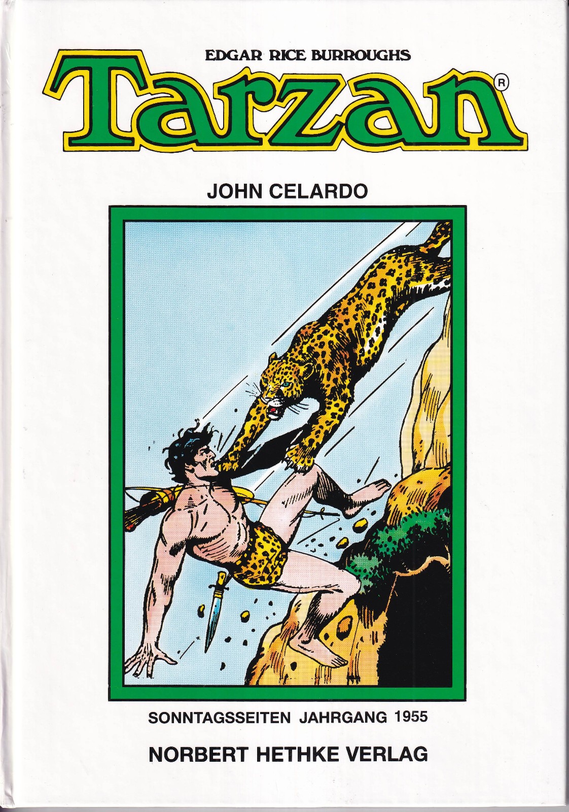 Tarzan pagine domenicali anno 1955 Hethke copertina rigida volume da collezione