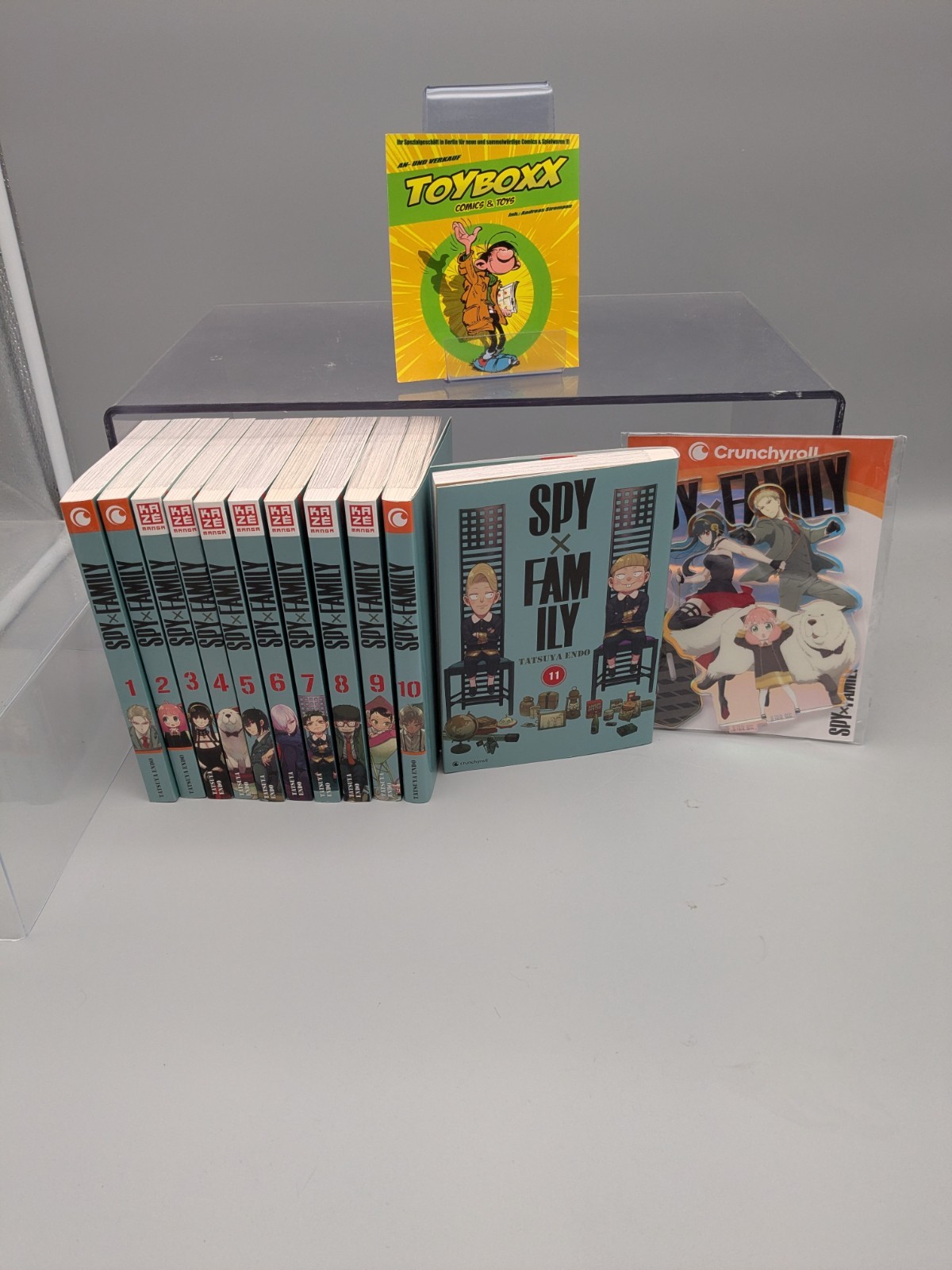 SpyxFamily Band 1-11 + 1 Libro tascabile tedesco + 1x Acrilico B20