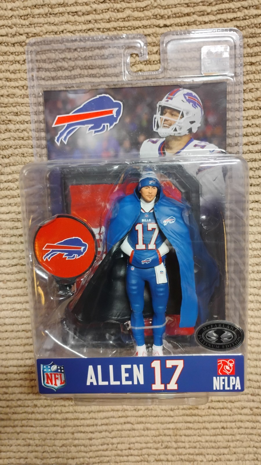 JOSH  ALLEN 17 - BUFFALO BILLS - McFarlane NFL`7" Legacy Series Figure - CHASE