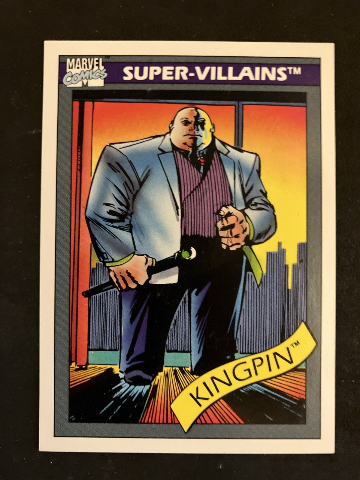 1990 Impel Marvel Universe #52 Kingpin