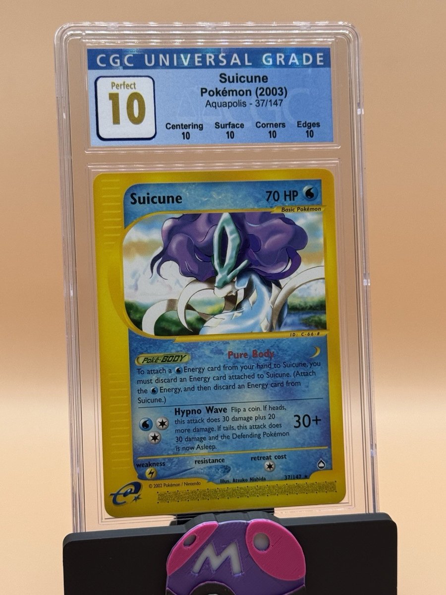 Suicune Aquapolis 37/147 CGC PERFECT 10