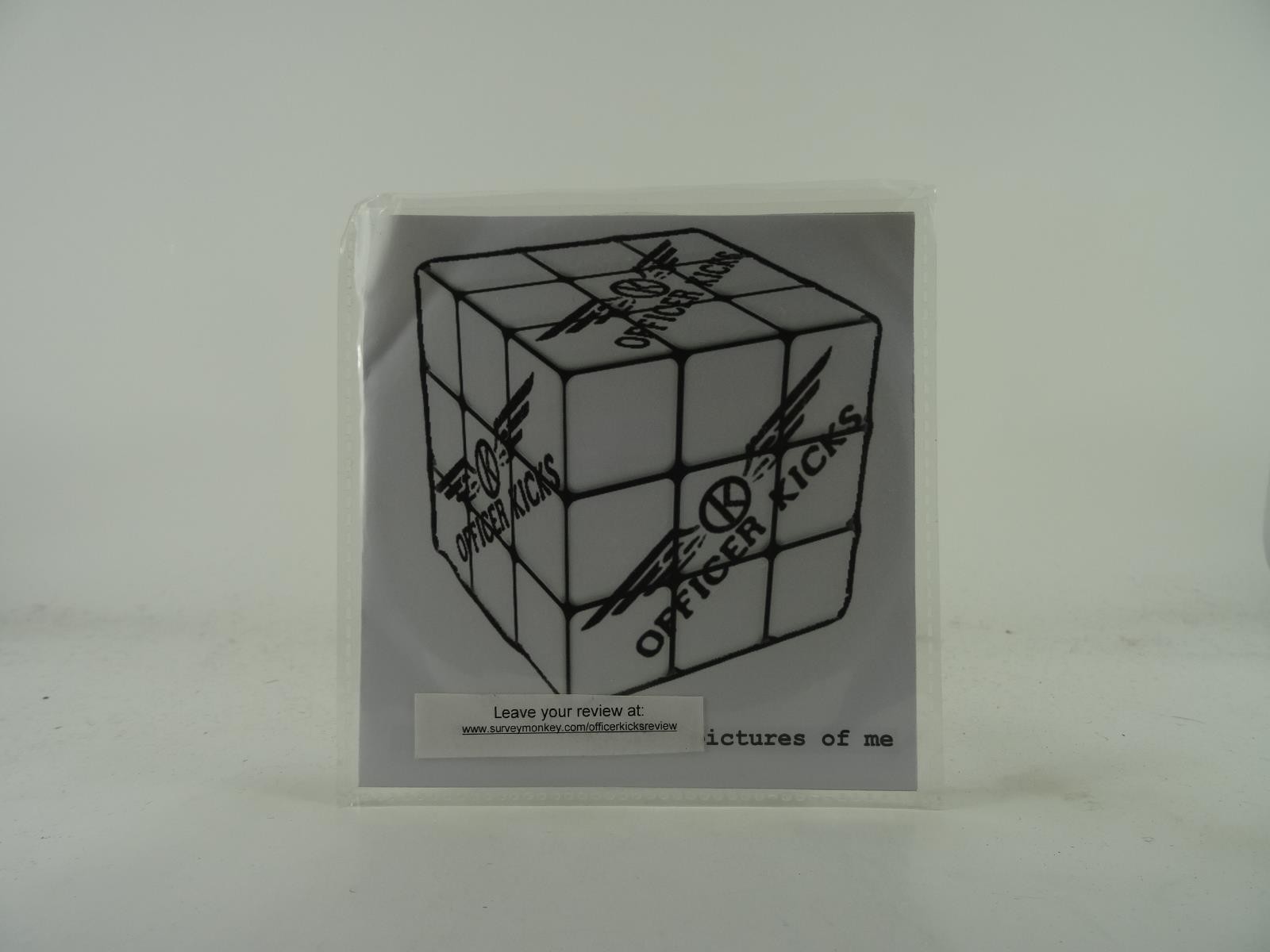 OFFICER KICKS PICTURES OF ME (B82) 2 Track Promo CD Single plus Picture Sleeve R