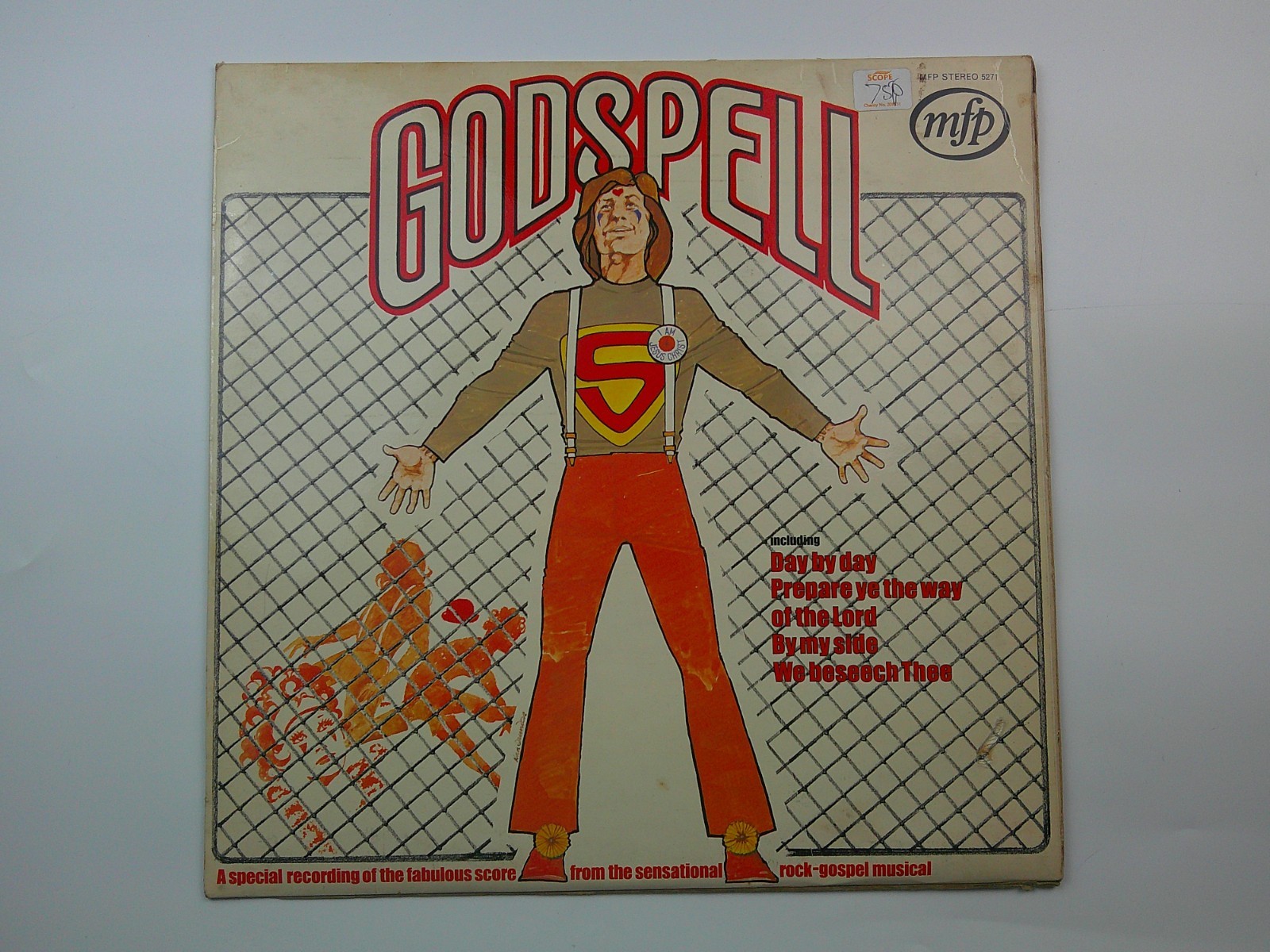 Godspell Vintage 12” Vinyl Record LP - MFP5271 - Rock Gospel Musical