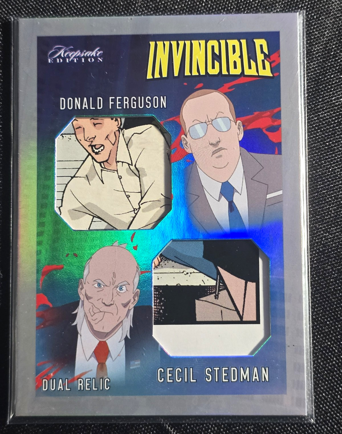 2026 Invincible Keepsake Edition Dual Relic Card #507 Donald Ferguson Cecil