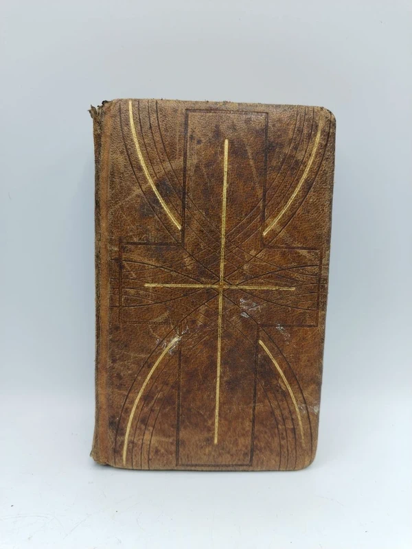 Missel ancien ' Missel de Notre Seigneur ' couverture cuir décorée #zg30