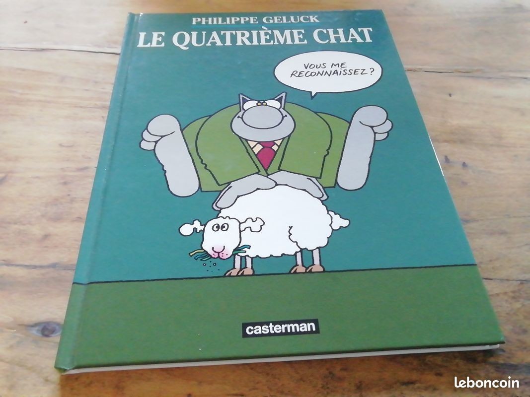 Bd le quatrième chat philippe geluck édition casterman 2003