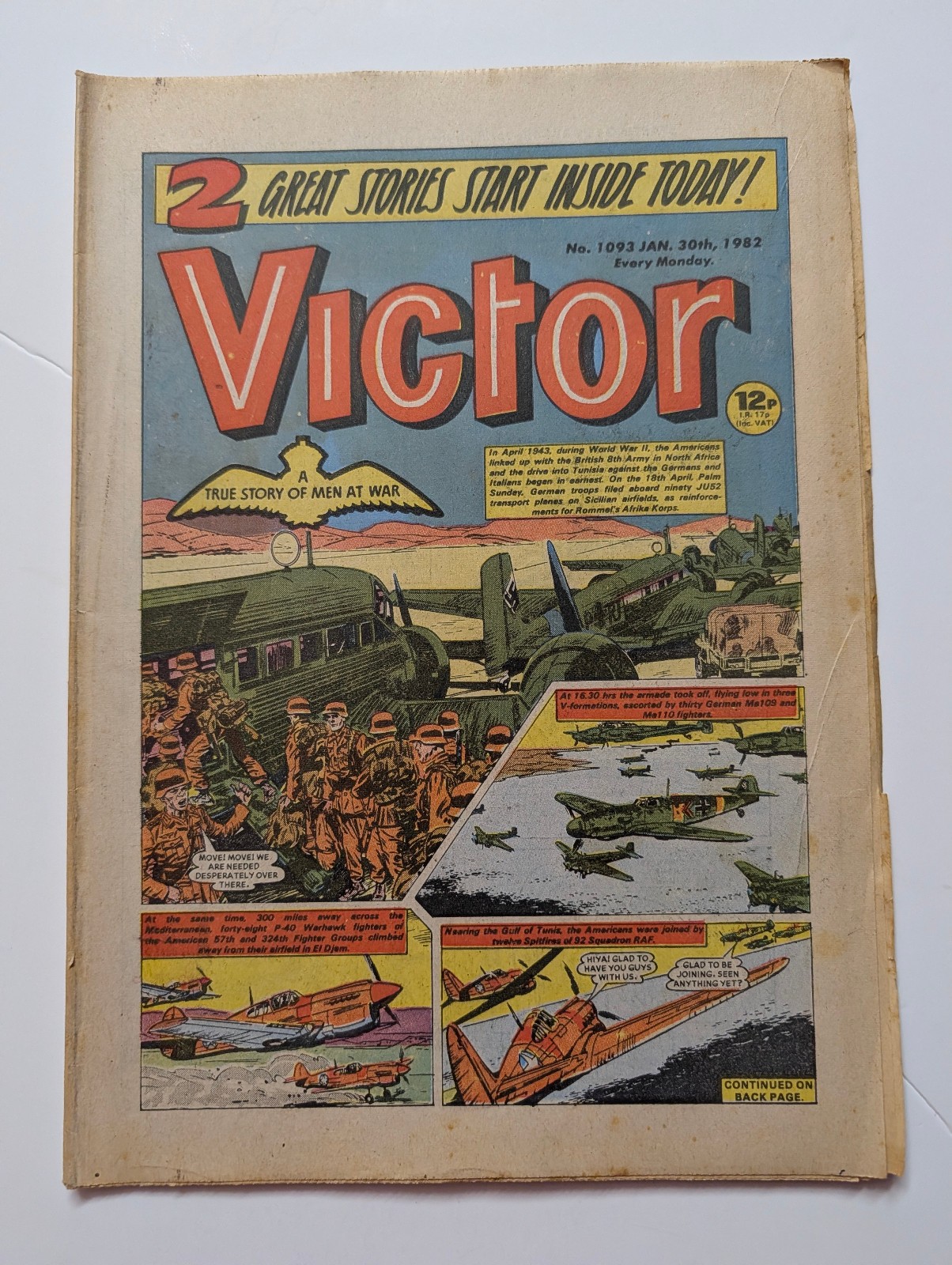 The Victor Comic, No 1093, January 30th 1982.