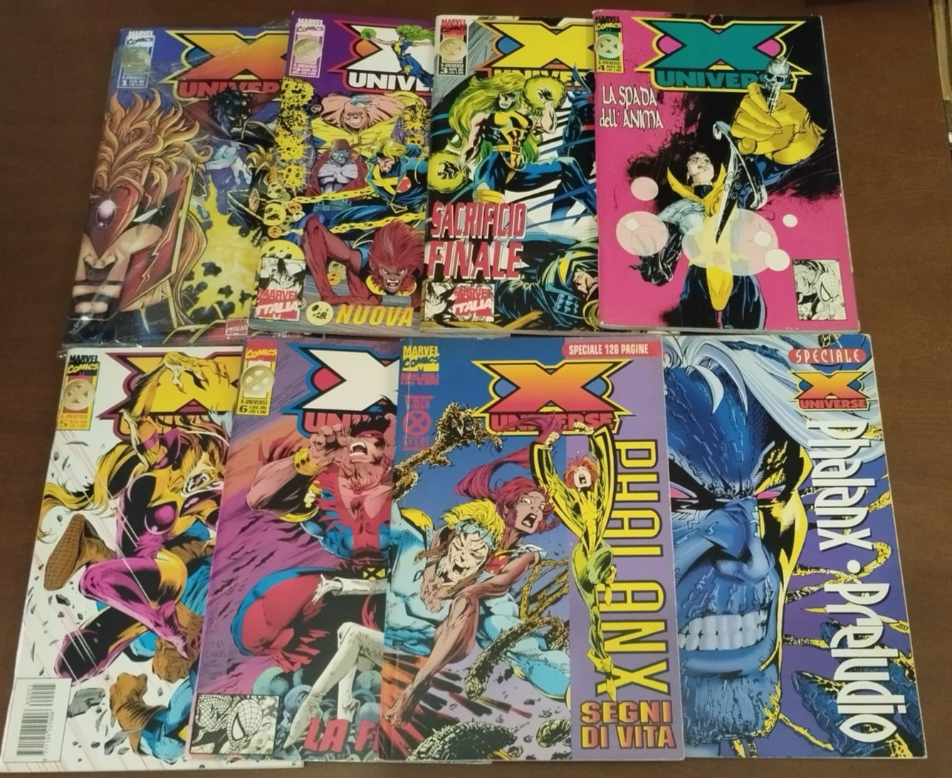 X-UNIVERSE 1/6 + DUE SPECIALI PHALANX - MARVEL COMICS 1996