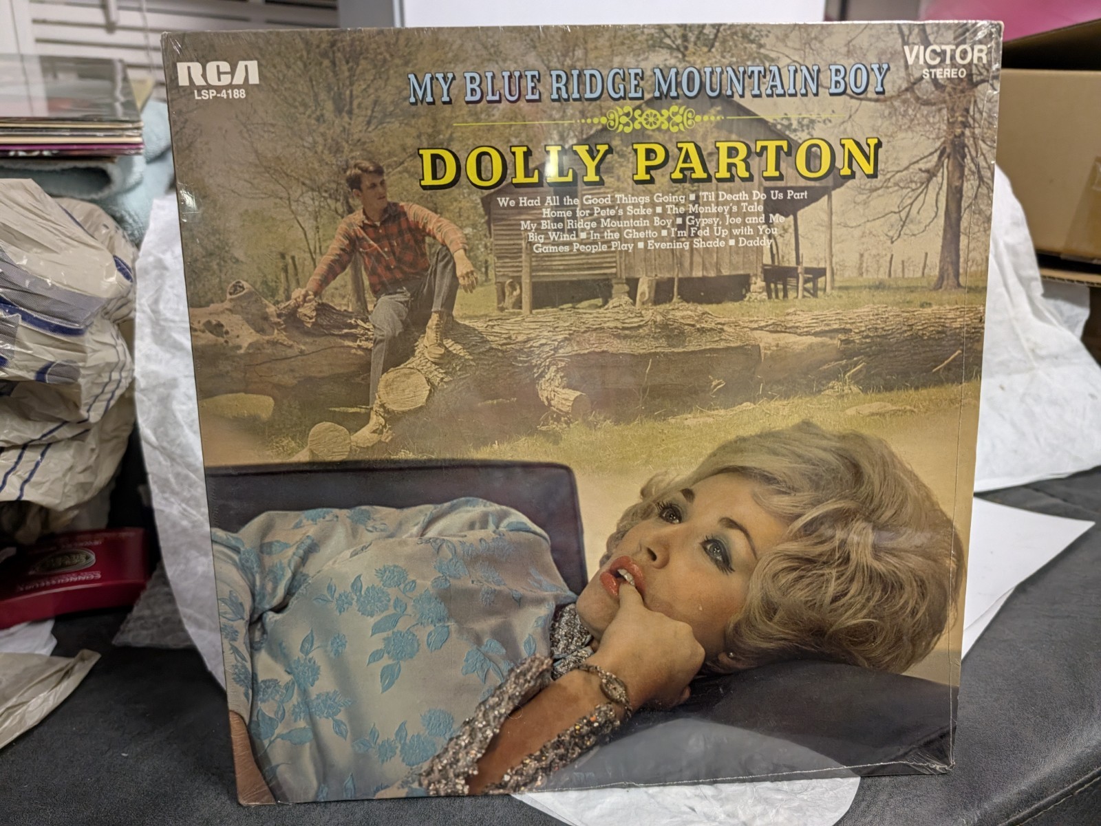 Dolly Parton Vinyl LP Sealed My Blue Ridge Mountain Boy