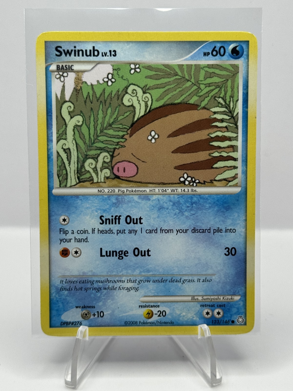 Swinub 123/146 Leggende Risvegliate Normale 2008 Pokemon TCG