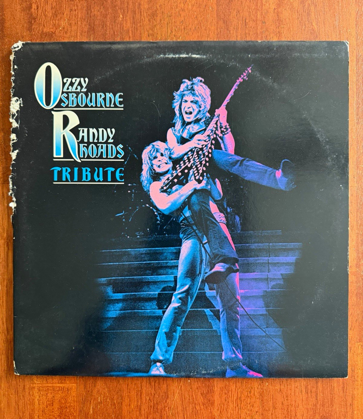Ozzy Osbourne Randy Rhoads Tribute Vinyl 2LP 1987 US 1st Press NM Original Inner