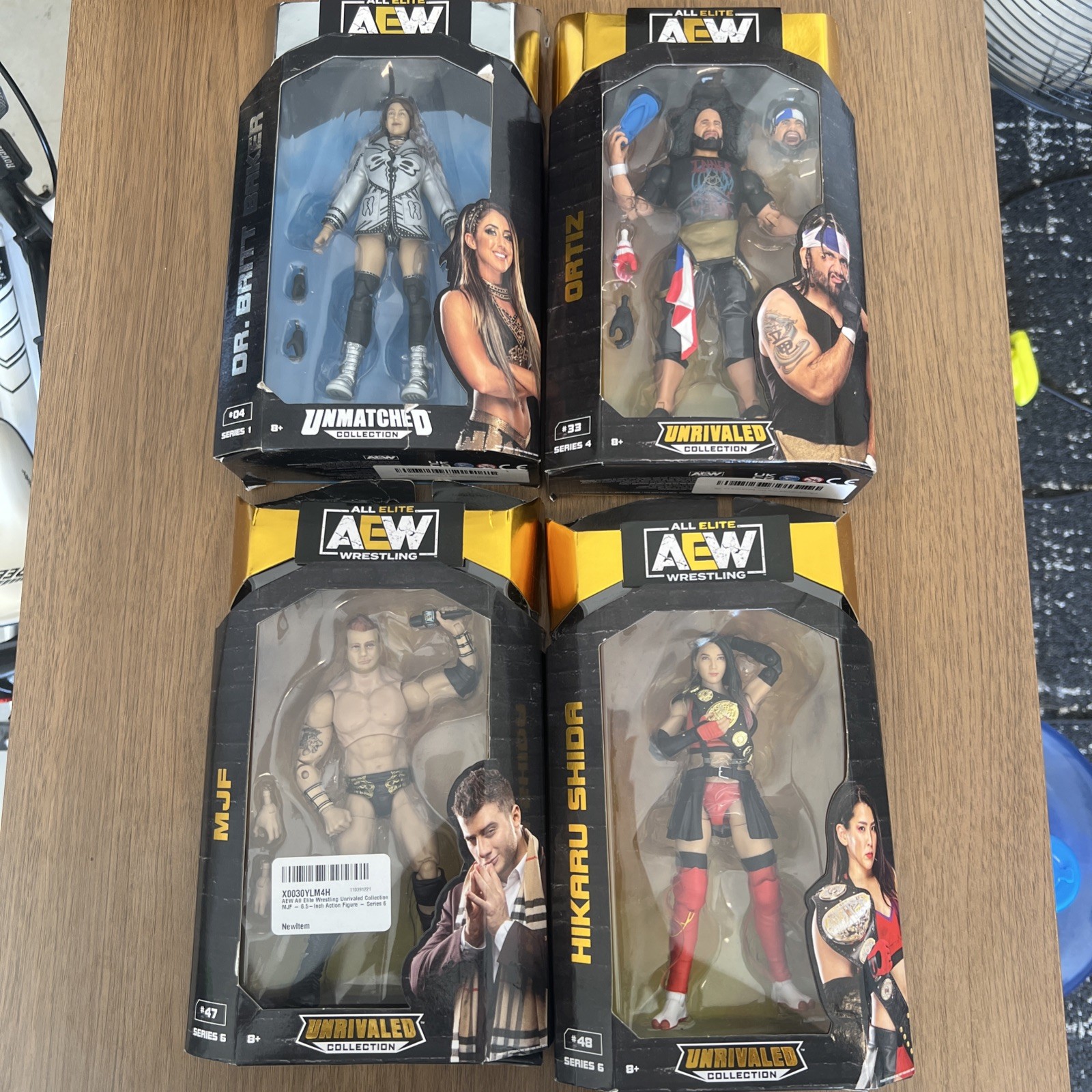 Jazwares AEW Unrivaled 4 Pack New