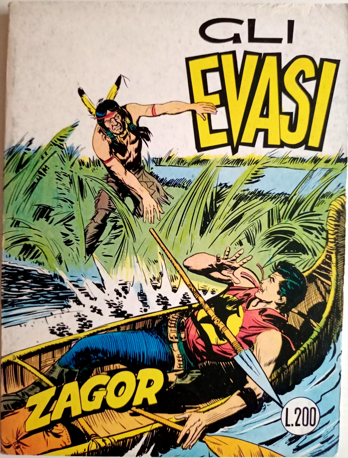 ZAGOR ZENITH GIGANTE N°102 DEL 1969 OTTIMO+- H